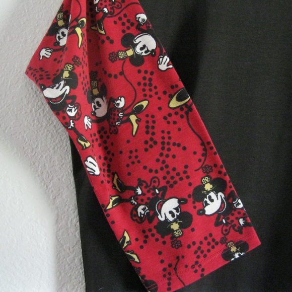 Minnie Mouse Raglan Top by LuLaRoe. New. Size M. 3/4 Sleeve - Picture 3 of 6
